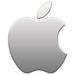 Apple logo icon - Aluminum