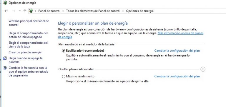 Maximo Rendimiento Activa el plan de «Máximo rendimiento» en Windows 10 – IGESTWeb